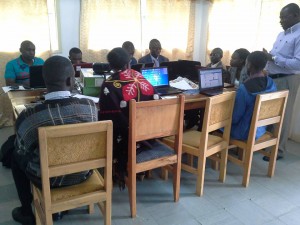 ToroDev members in an online training session led by WOUGNET in Fort Portal